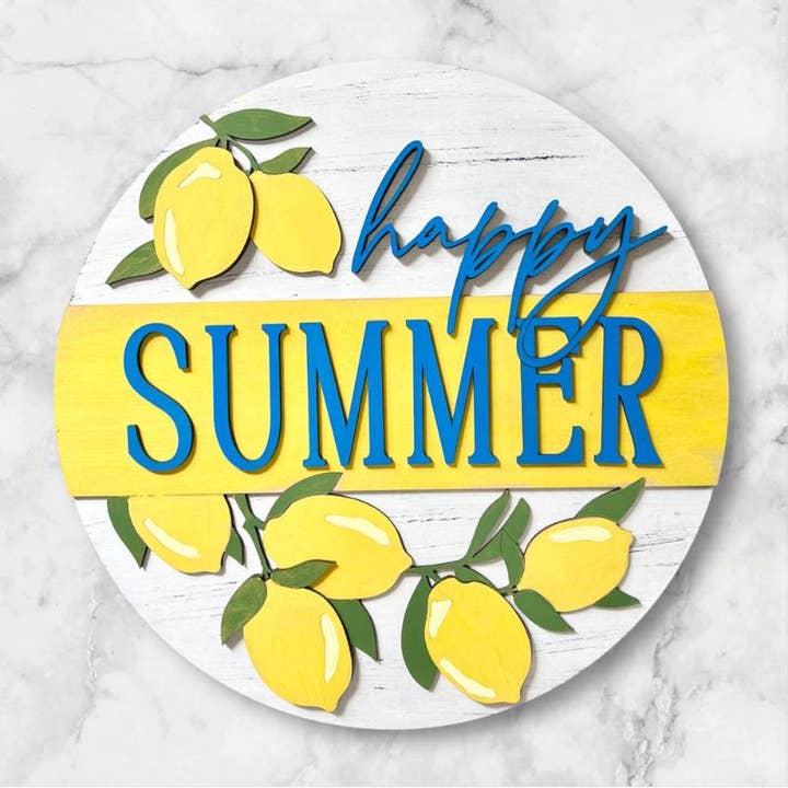 Happy Summer Lemons DIY Craft Kit for wholesale by Denton Cove