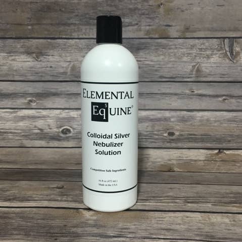 Elemental Equine - Wholesale Horse Conditioner/Grooming Aid - Elemental Equine Colloidal Silver Nebulizer Solution 16oz