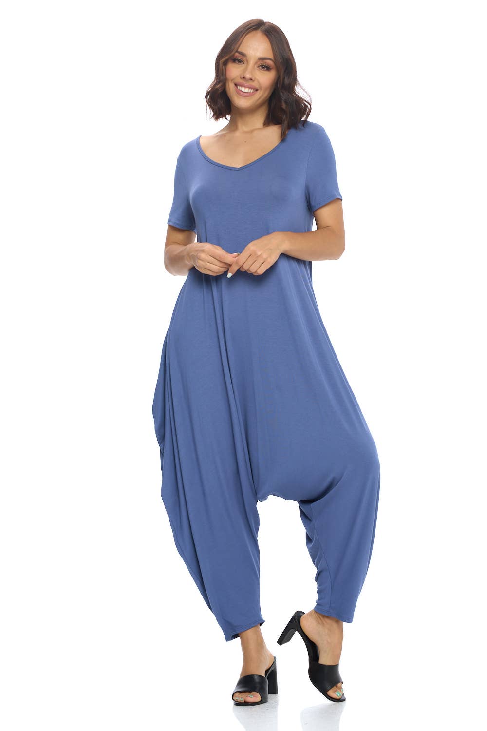 Allium - Wholesale Jumpsuit - Women's - Solid Harem Jumpsuit6
