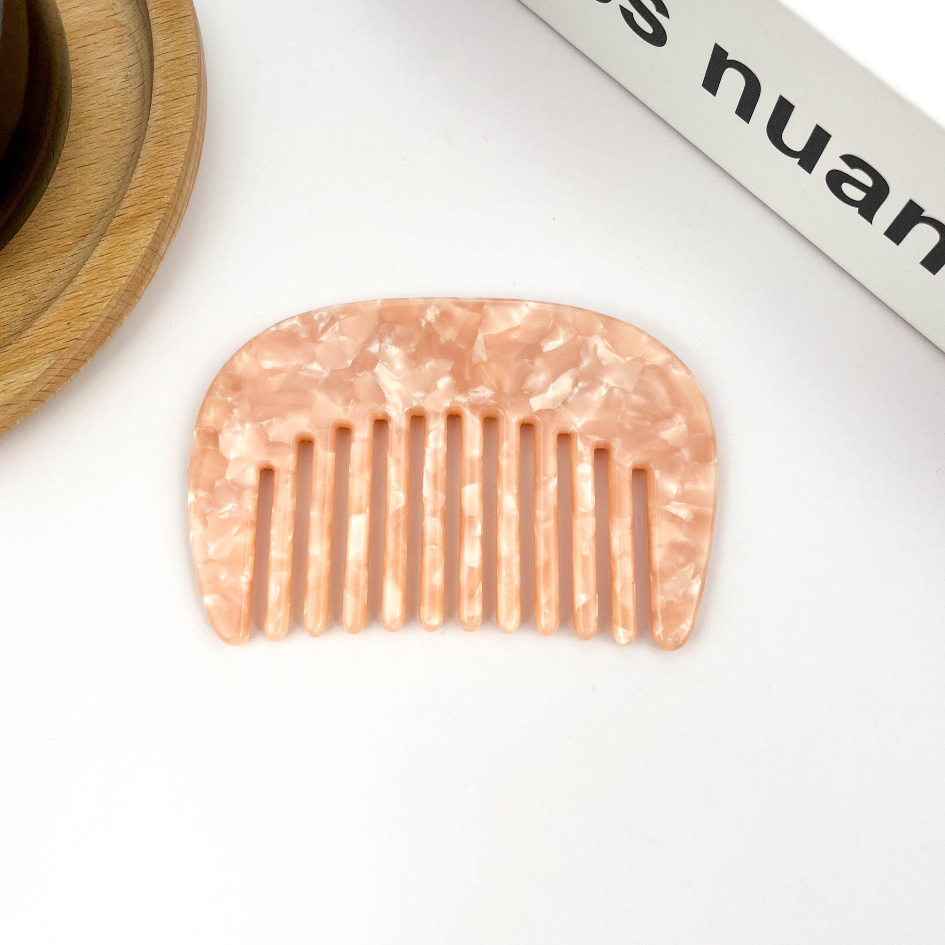 TheDivaSoap – wholesale Hair brush/comb – Acetate Color Comb, Portable Comb3