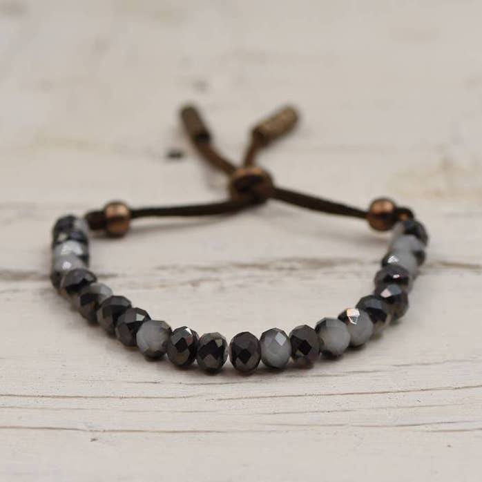 Matt Coffee Gold och Brun Pärlad Vänskapsarmband för wholesale av Tempest Designs