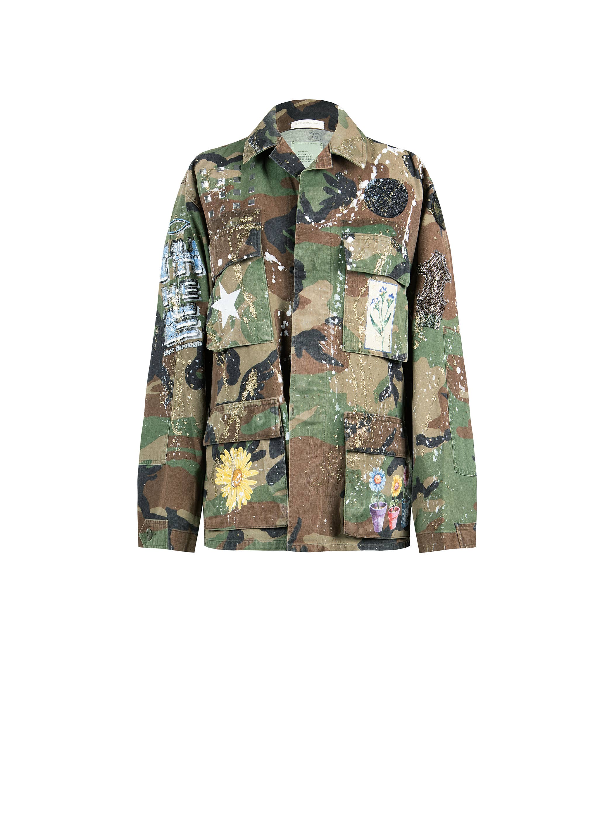 apiedinudinelparco - Wholesale Jacket - Women's - WOODLAND MILITARY JACKET CUSTOM LUXURY UP-CYCLED UNIQUE GLAM29