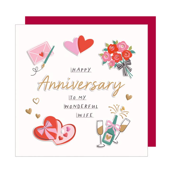 Feliz Aniversário - Para a minha maravilhosa esposa por atacado de Rosanna Rossi