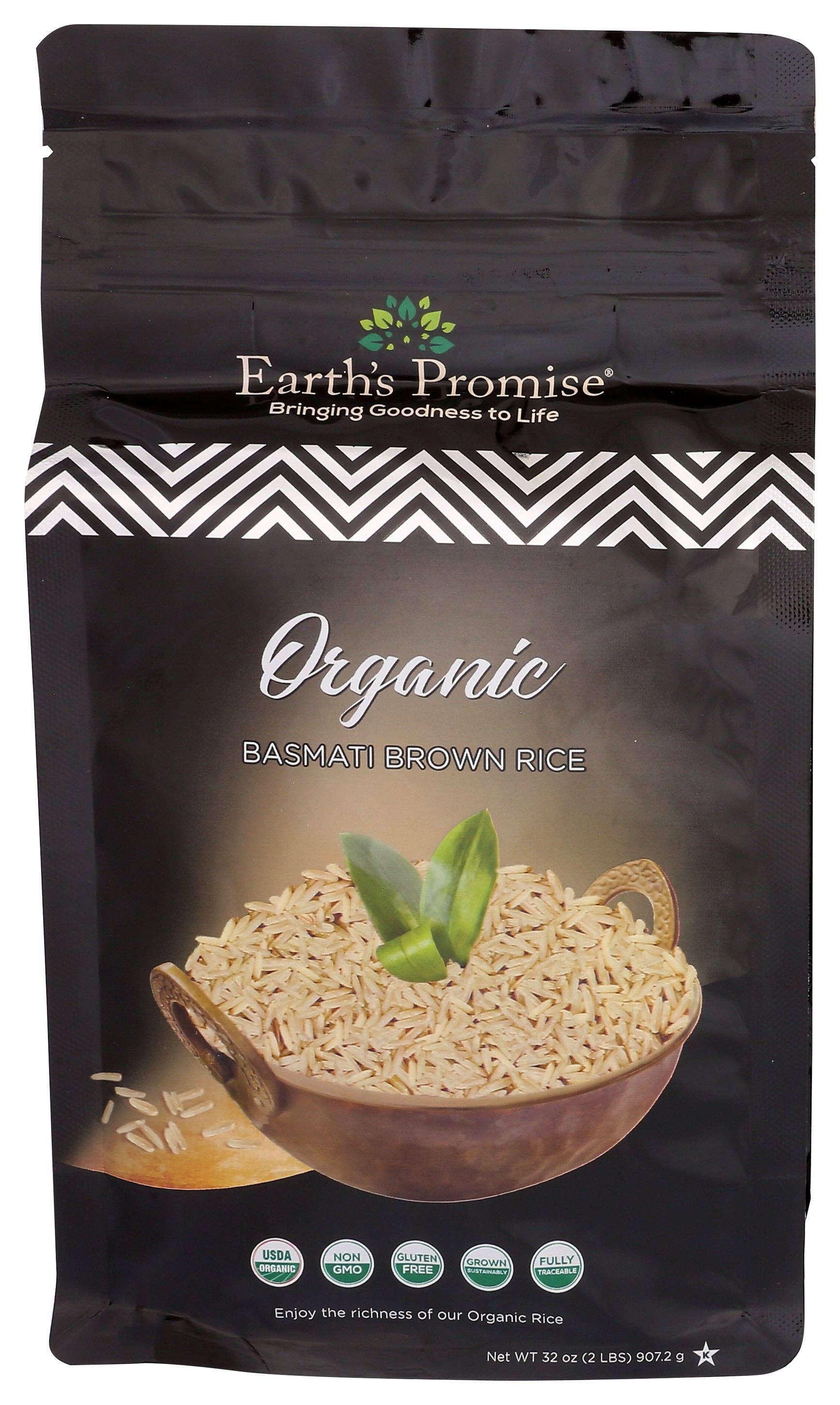 Everyday Supply Co - Wholesale Rice - EARTHS PROMISE RICE BASMATI BROWN ORG - Case of 50