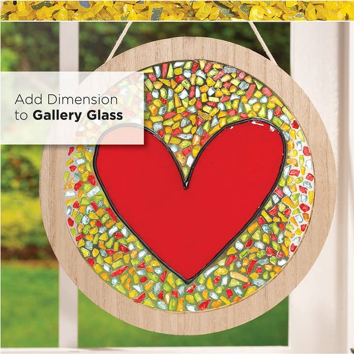 Plaid Crafts - Wholesale Craft Supplies - Fragment Effects™ Framed Circle Surface, 10" Diameter4