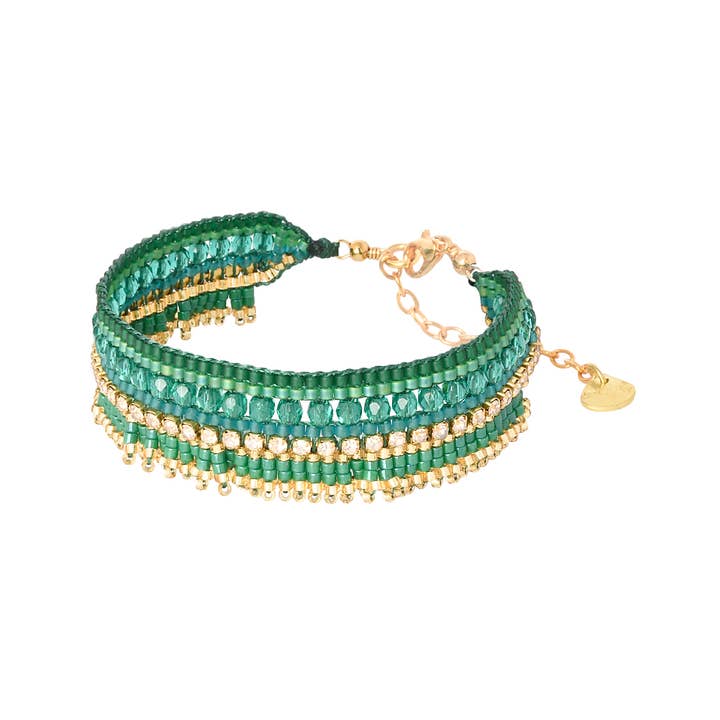 Bracelet Vert Flecos pour la vente par Mishky