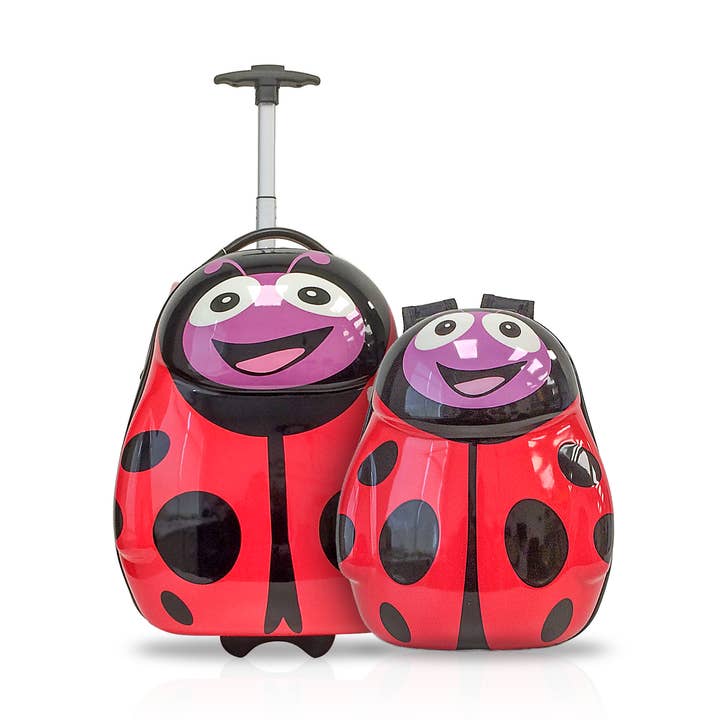 TUCCI CUDDLEBUG Backpack and Suitcase (16', 13') Set for Kids for wholesale by Titanio Travel Goods Group