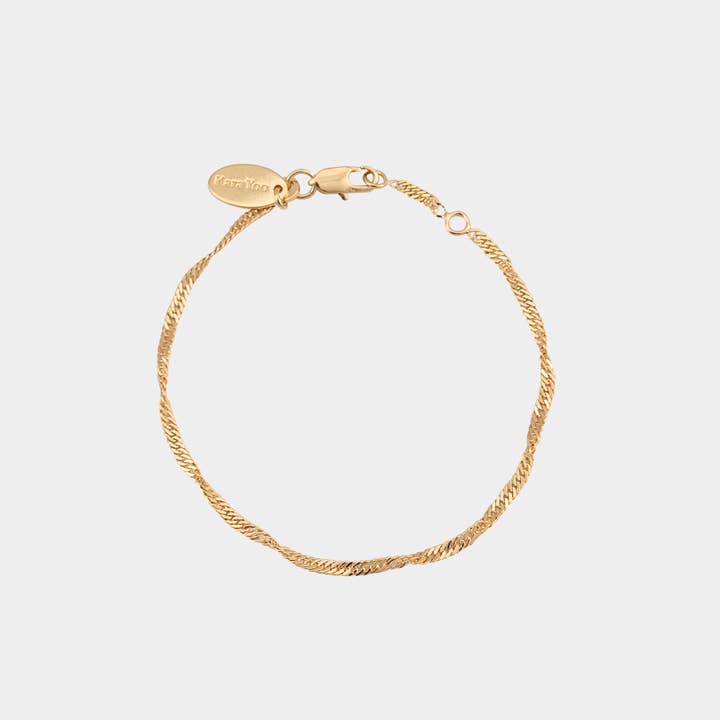 Thin Singapore Bracelet for wholesale by Kara Yoo