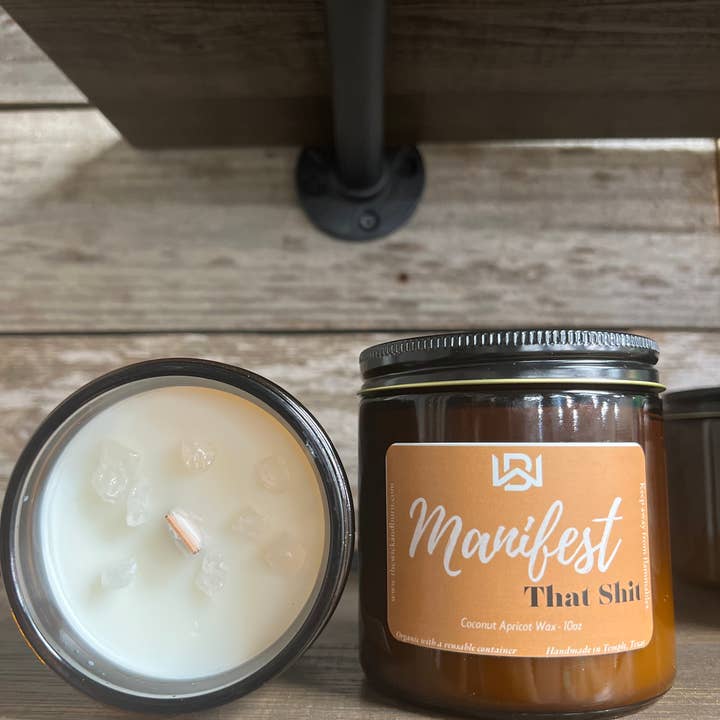 Kaarsen met bedoelingen - Amber Jar Candle van 16 oz voor wholesale door The Wick & Burn