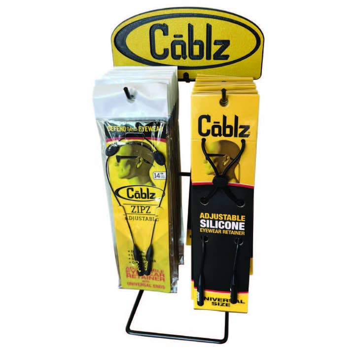 Two Peg Signature Wire Display for wholesale by Cablz, Inc