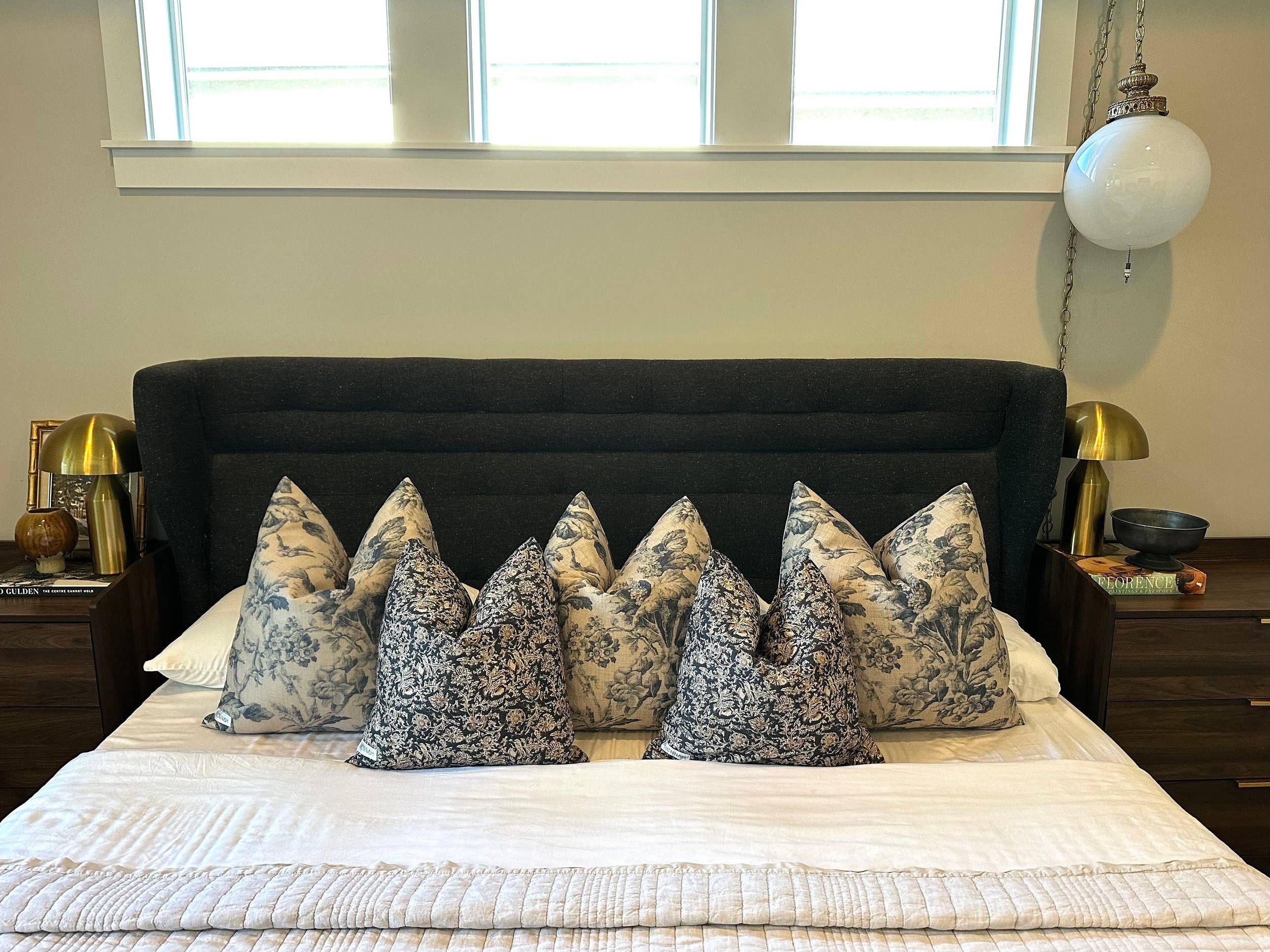 Rennah Collective - Wholesale Throw Pillow Cover - Juniper Black Pillow Cover2