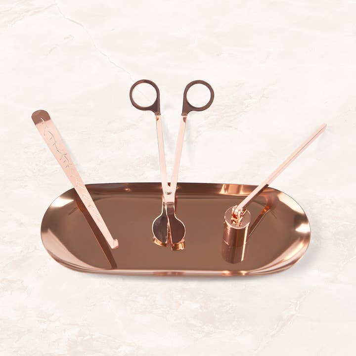 Ensemble d'entretien des bougies pour la vente par Vim + Vigor Candle Co