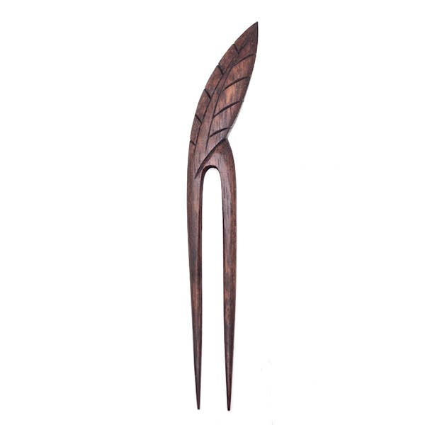 Nusantara Inc. - Wholesale Hair Pin - Ebony Carved Hairsticks - $28