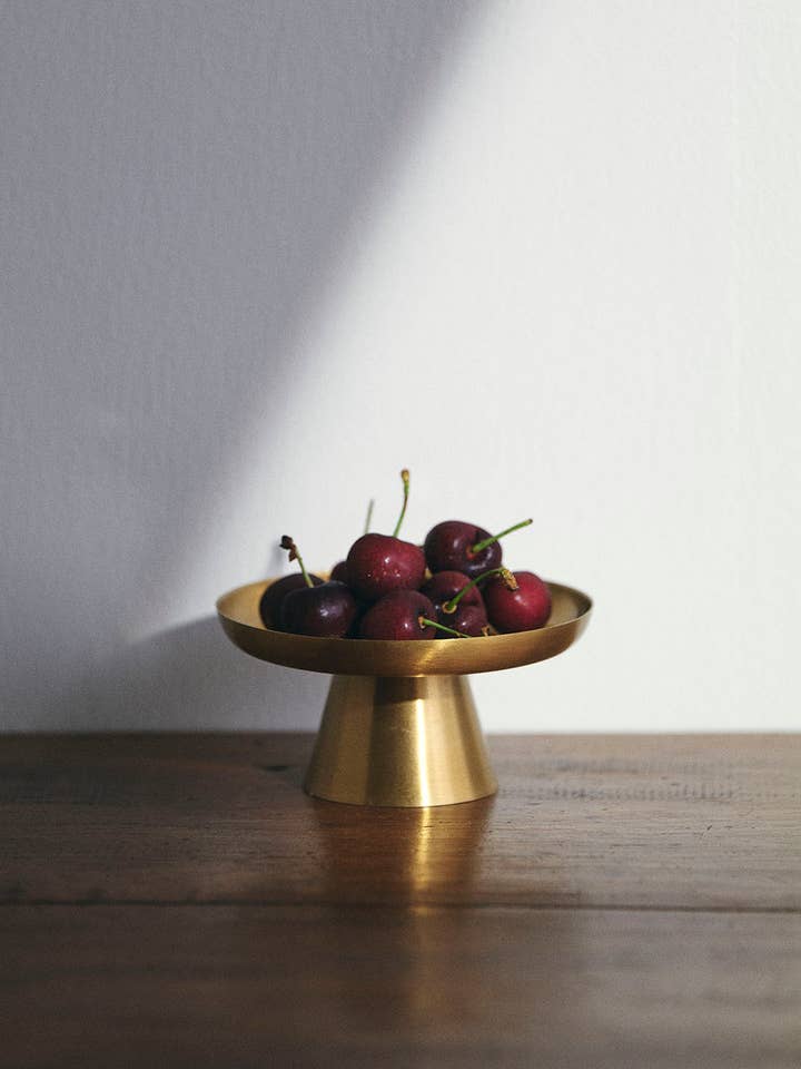Brass Cake Stand (SS) for wholesale by Fog Linen Work