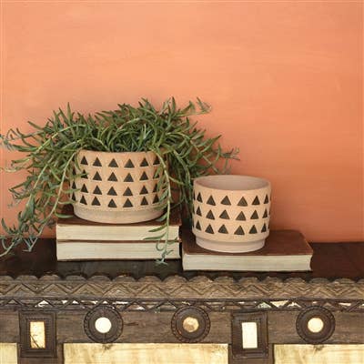 HomArt - Vendita all'ingrosso Vasi per piante - Inca Cachepot, Ceramica - Lrg - Terra Cotta2