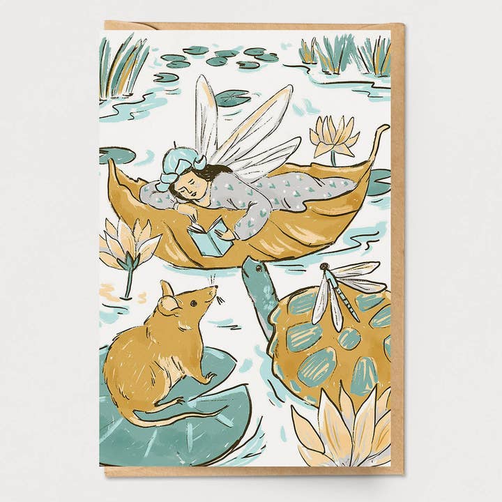 Tarjeta de Hadas de Historias del Río para venta al por mayor de Ingrid Press