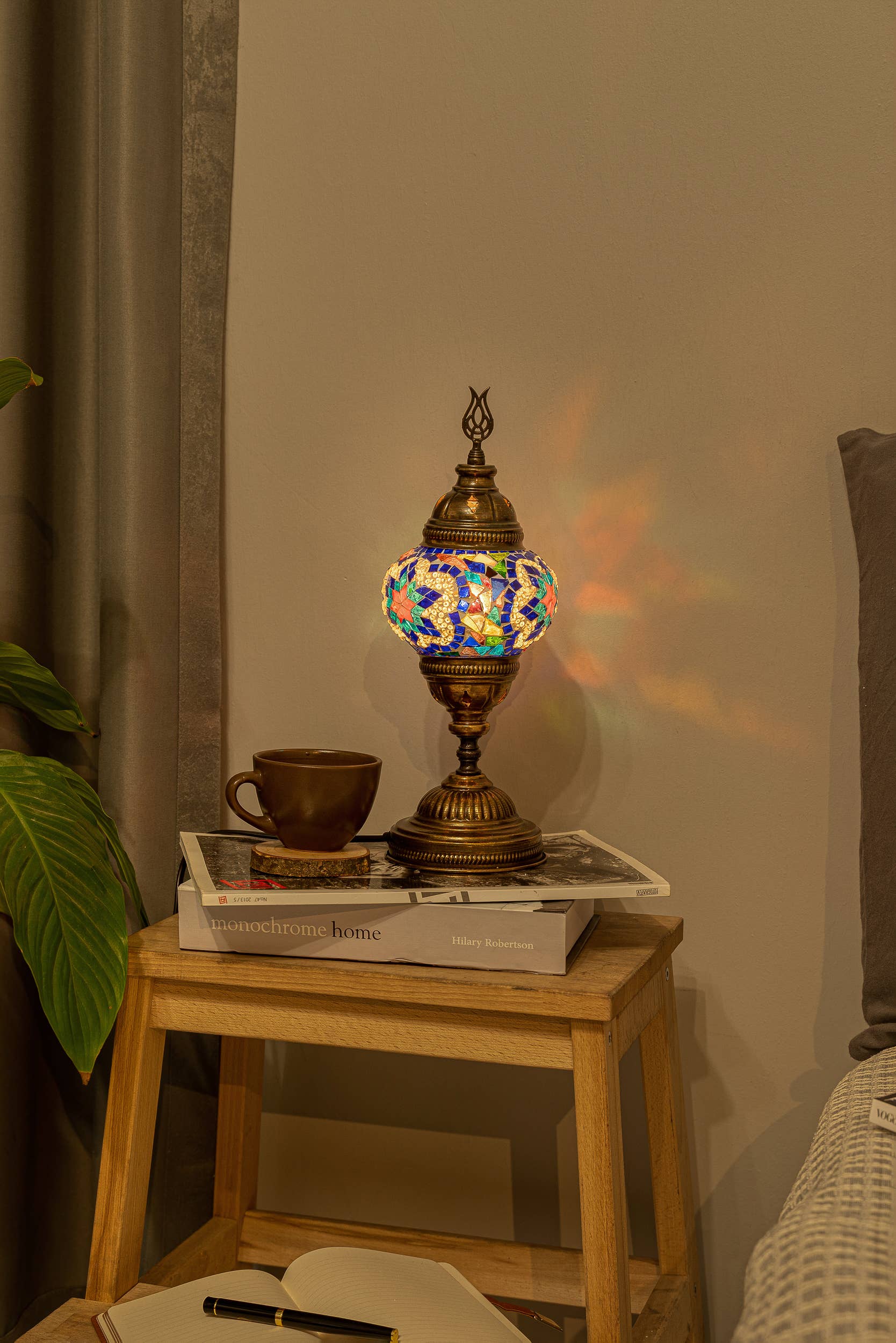 KAFTHAN - Vendita all'ingrosso Lampada da scrivania/d'accento - Lampade a Mosaico | Illuminazione Regalo Decorativo per le Feste di Natale12