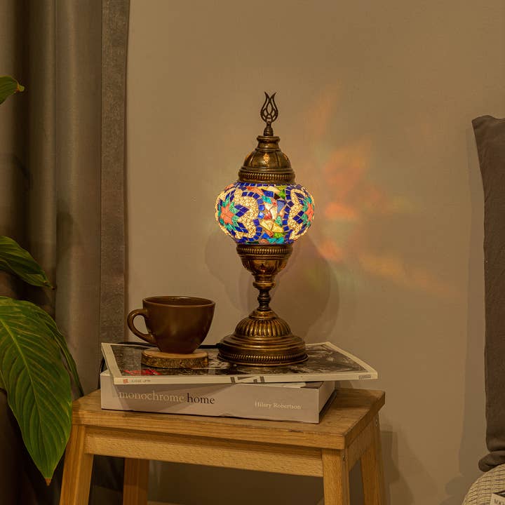 KAFTHAN - Vendita all'ingrosso Lampada da scrivania/d'accento - Lampade a Mosaico | Illuminazione Regalo Decorativo per le Feste di Natale12