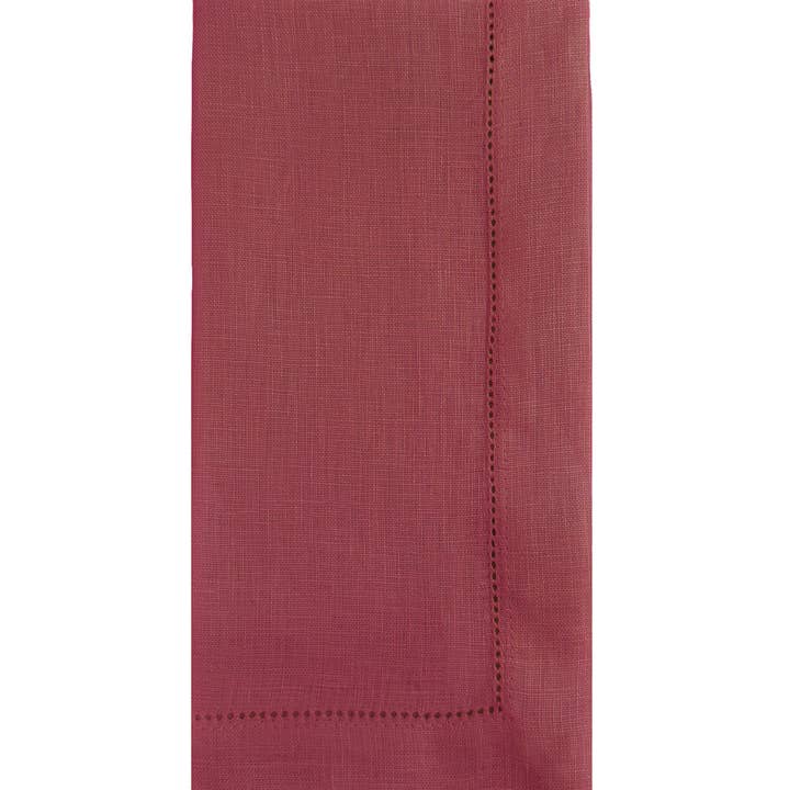 Anaya Home - Wholesale Dinner & Cloth Napkin - Linen Hemstitch Napkins- Set of 49