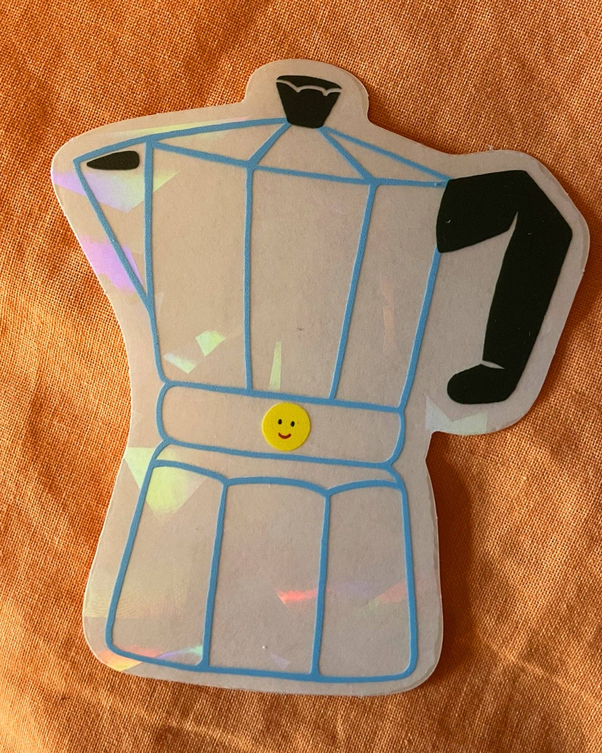 naomi wilkinson illustration - Wholesale Suncatcher - Coffee Pot Suncatcher1