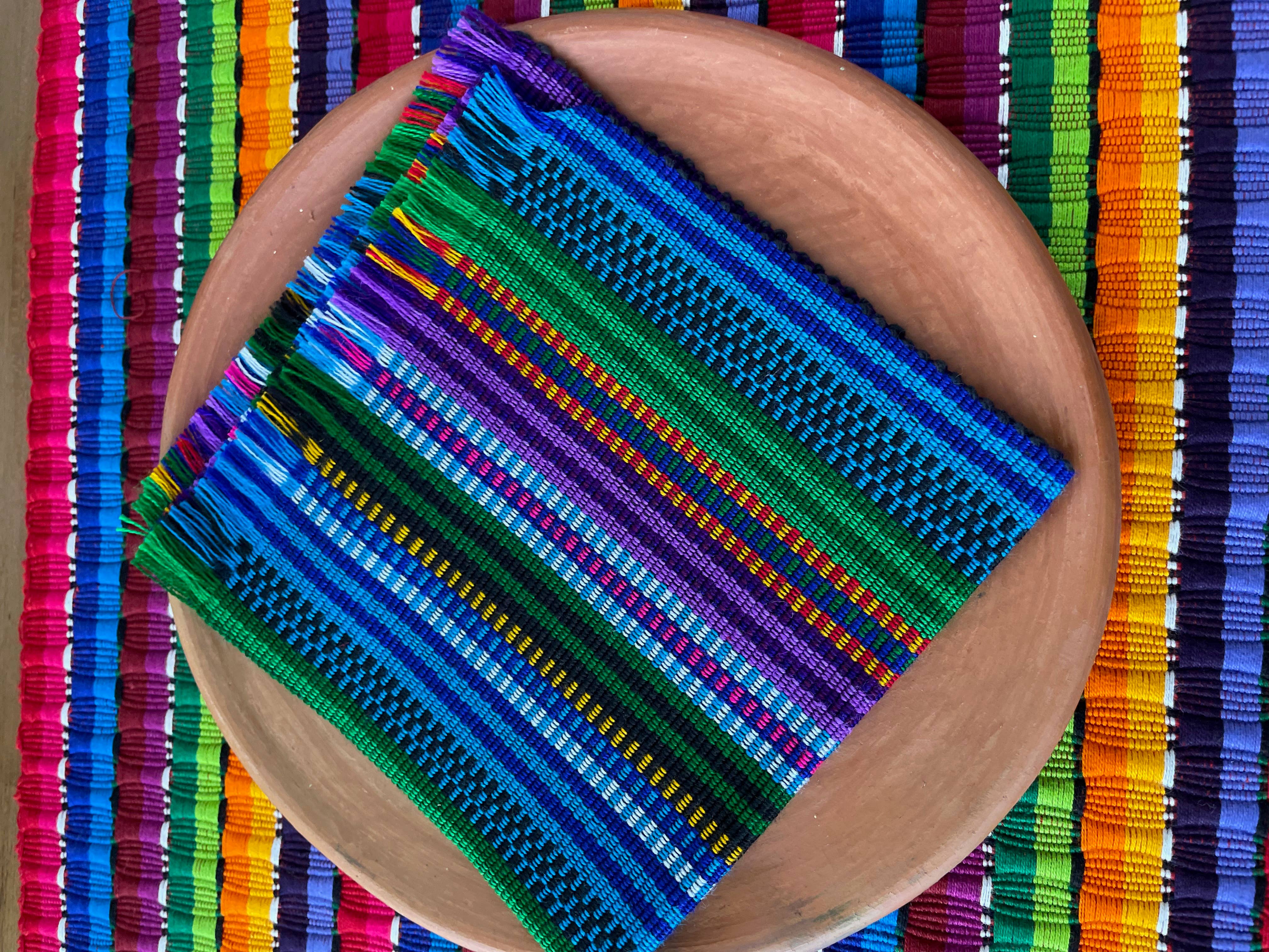 GUATEARTISAN - Venta al por mayor Servilletas de tela - Servilletas textiles tejidas a mano de colores5