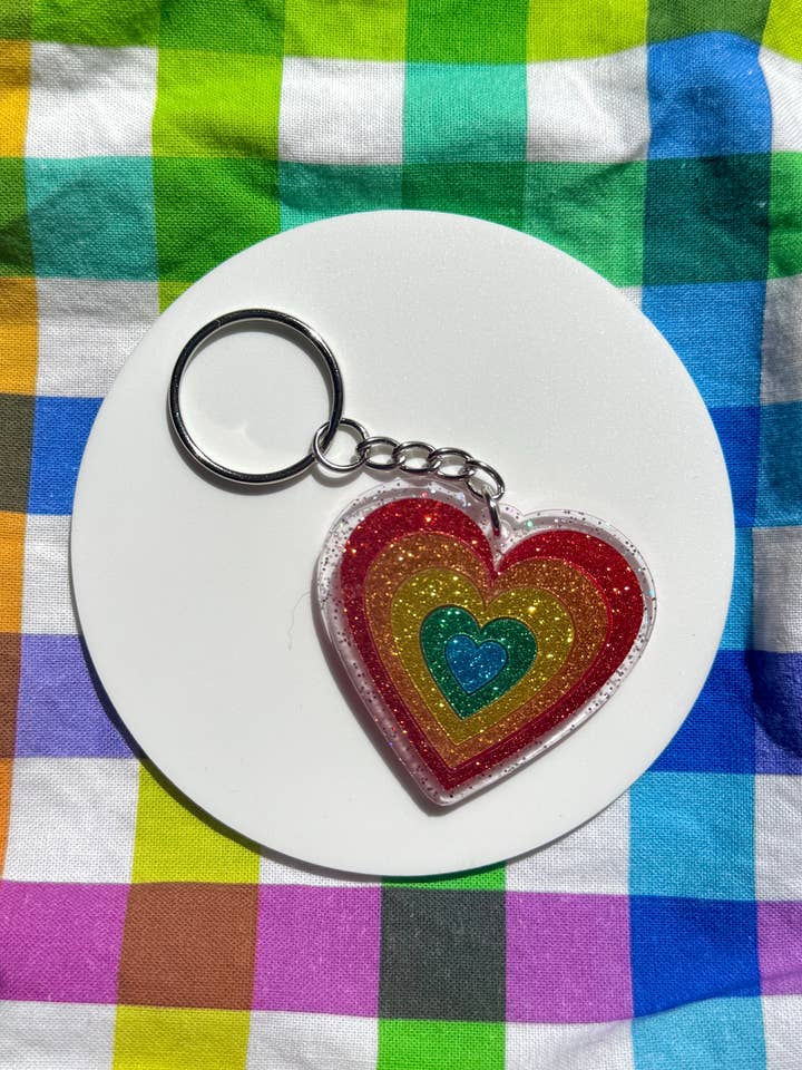 Regnbue Hjerte Eksplosion for engroshandel hos Gees Jewellery