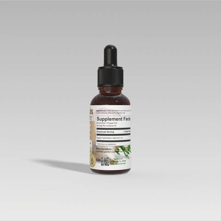 Succus - Wholesale Tincture - Garlic Tincture - Herbal Support for Overall Wellness