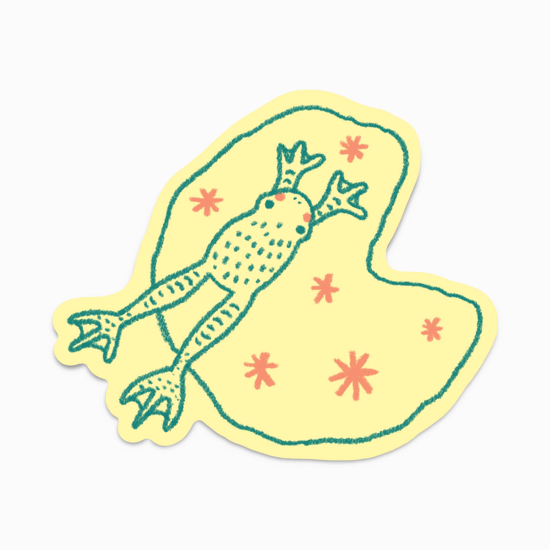 starpokes - Wholesale Sticker - Frog On A Lilypad Sticker