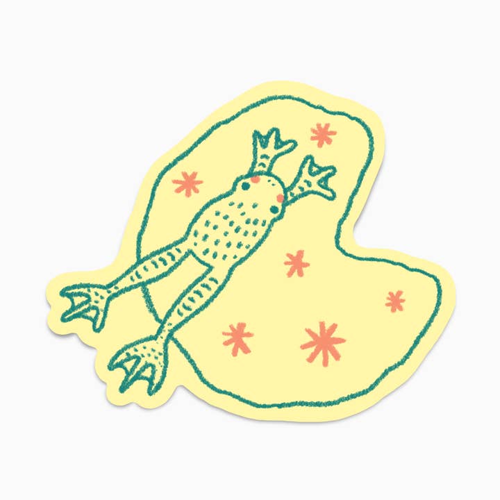 starpokes - Wholesale Sticker - Frog On A Lilypad Sticker0
