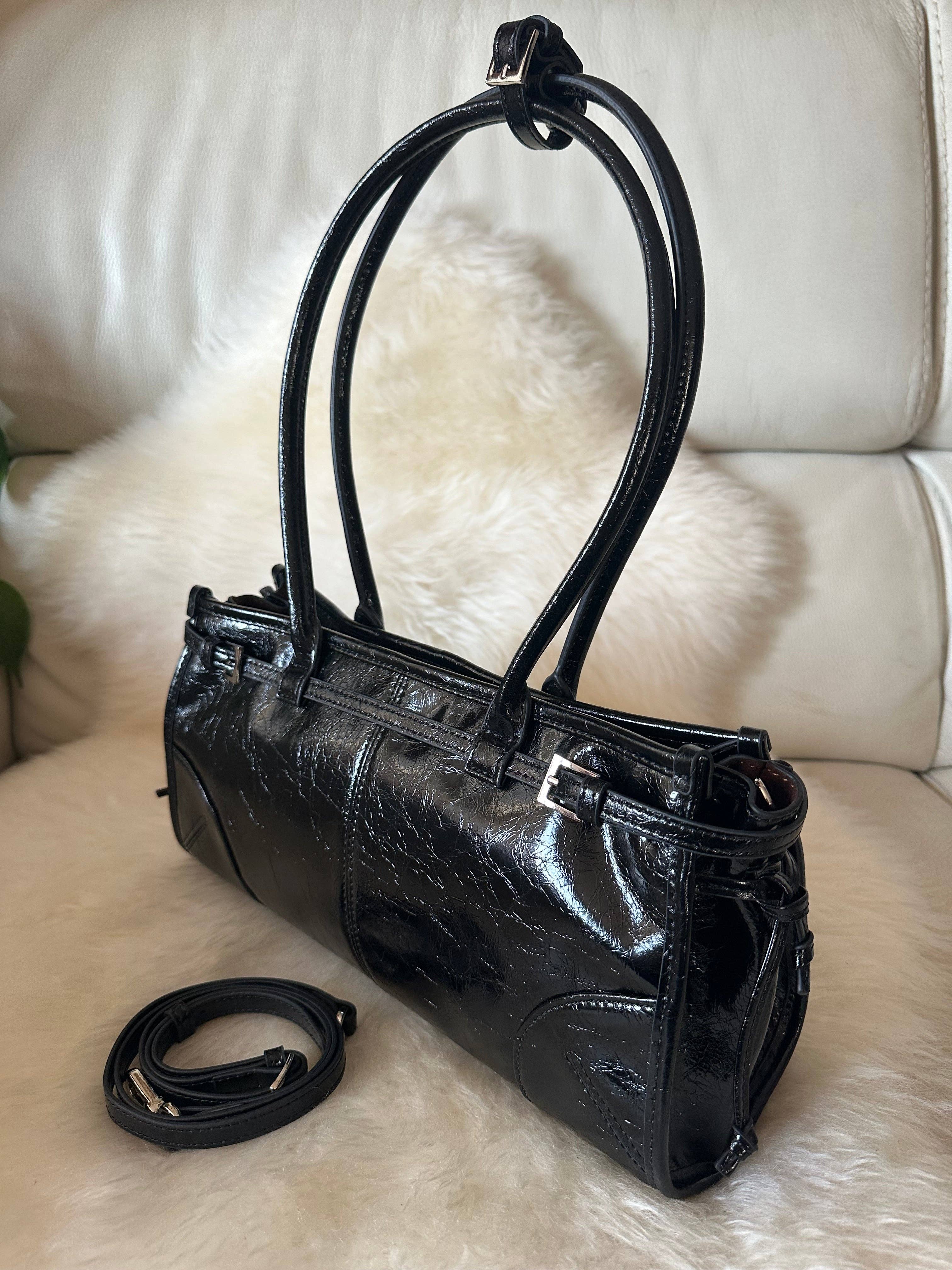 Zhade – Bolsa de ombro – Mulher por atacado – ASTRID - Bolsa de couro genuíno brilhante5