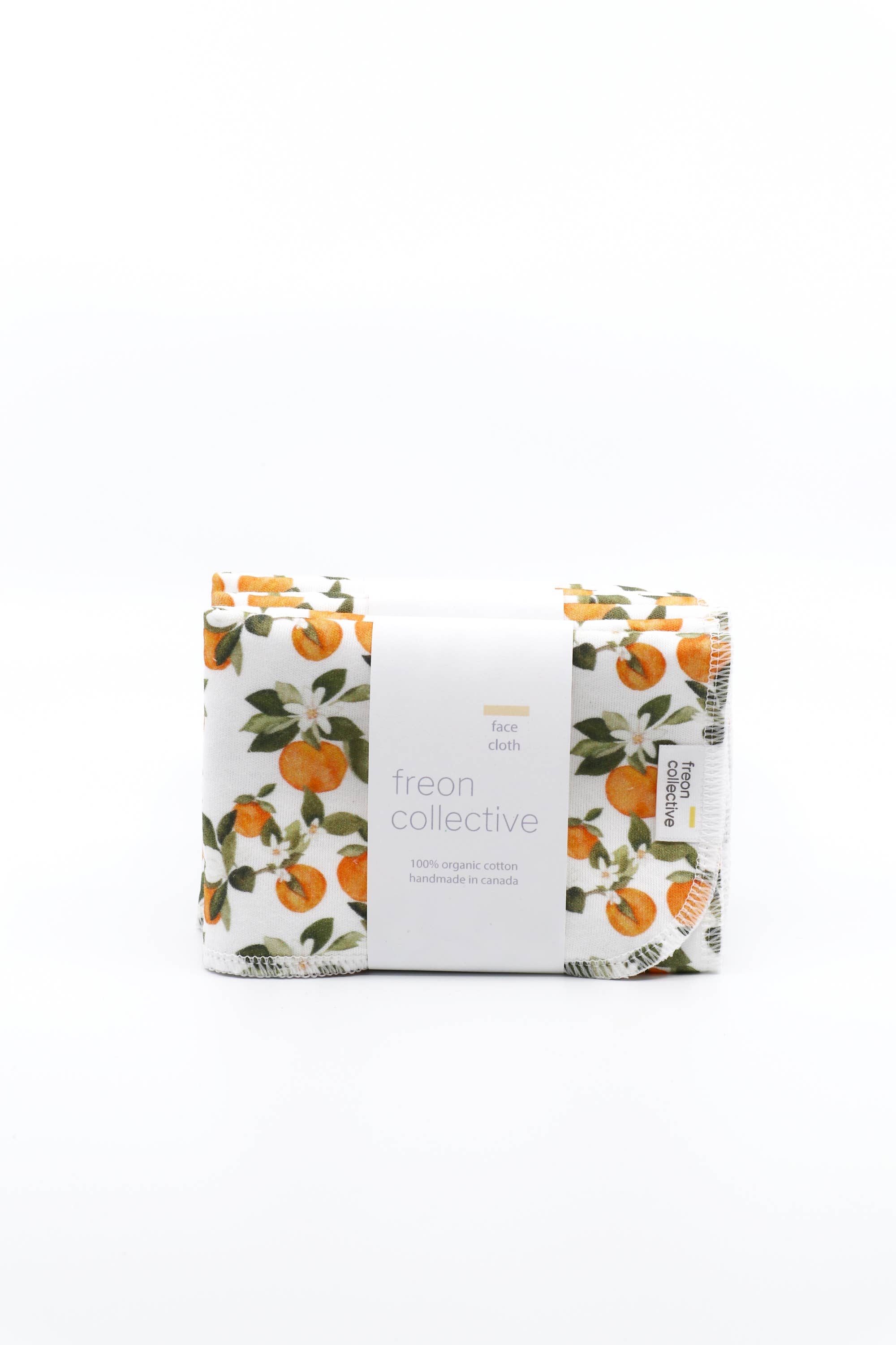 Freon Collective - Venta al por mayor Toallitas de lavado - Paño facial de algodón orgánico - Clementine3