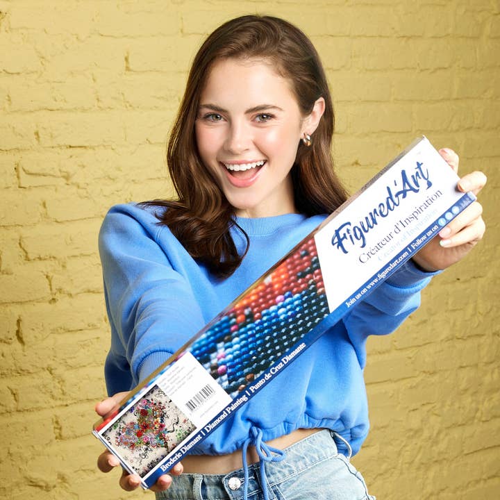 Figured'Art - Wholesale DIY Craft Kit - Diamond Painting - Heart Graffiti1