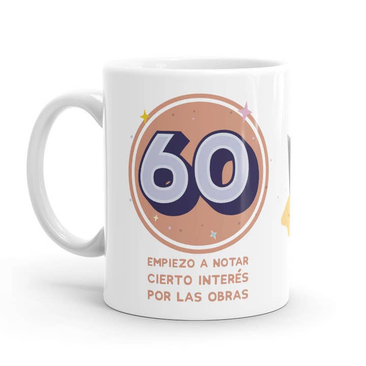 60th - 69th Birthday Mug for wholesale by Puterful