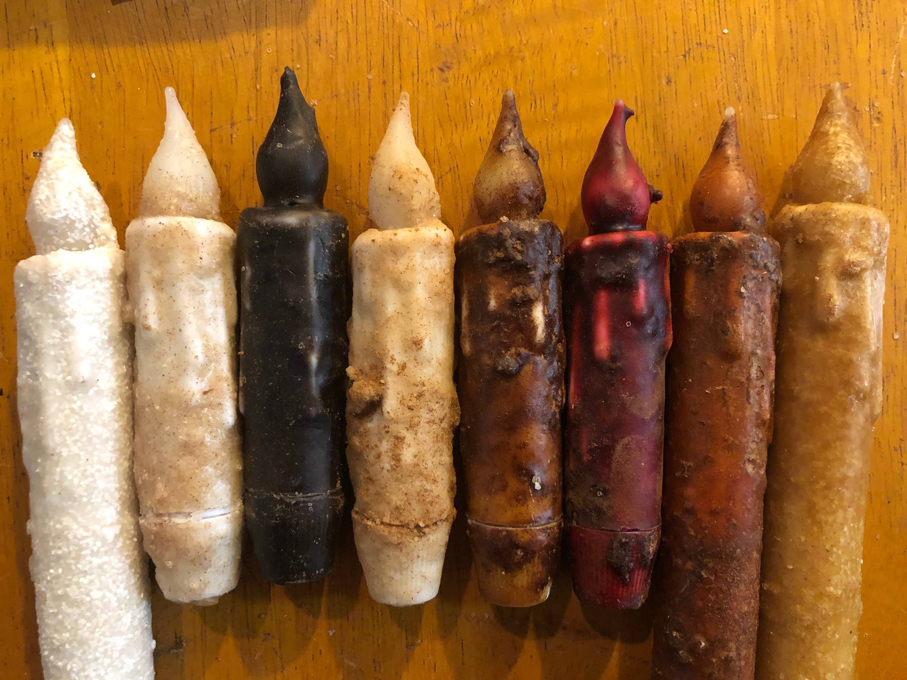 Raggedy Junction - Wholesale Flameless Candle - 4" Battery Operated Timer Taper, Raggedy Junction0