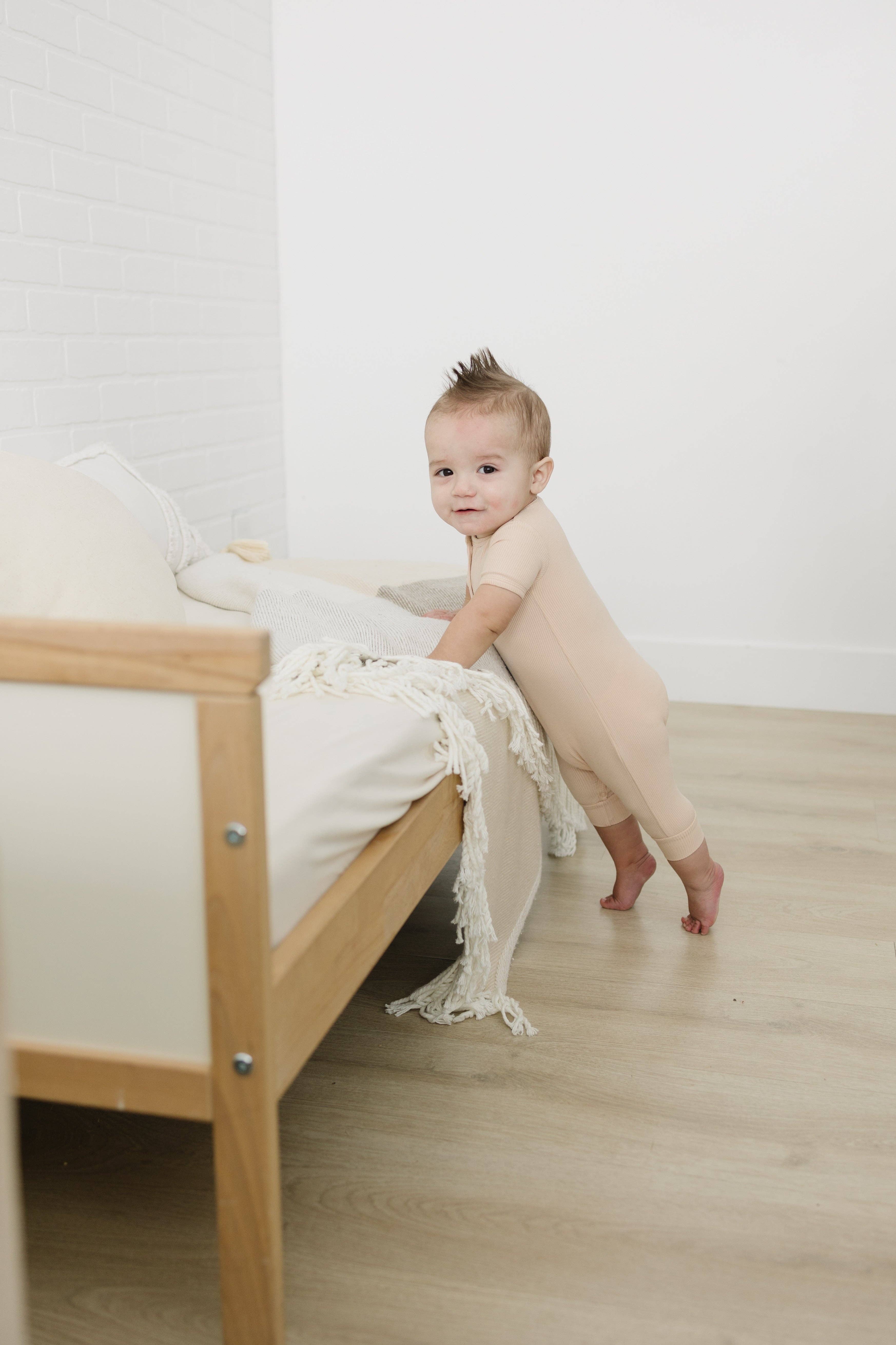 Earth Baby Outfitters - Wholesale Jumpsuit - Baby - Bamboo Ribbed Short Sleeve Henley Romper6