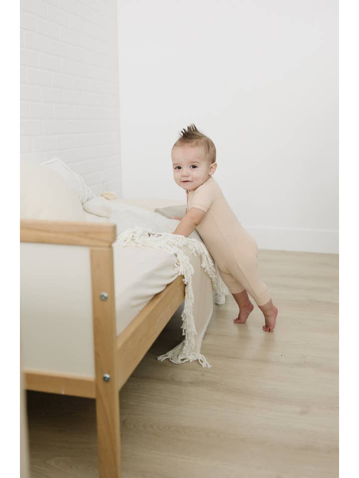 Earth Baby Outfitters - Wholesale Jumpsuit - Baby - Bamboo Ribbed Short Sleeve Henley Romper6