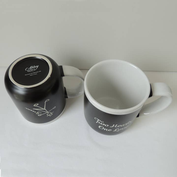 Abbey + CA Gift – Großhandel Kaffeebecher – Moderne Hochzeits-Tassen für Braut und Bräutigam5