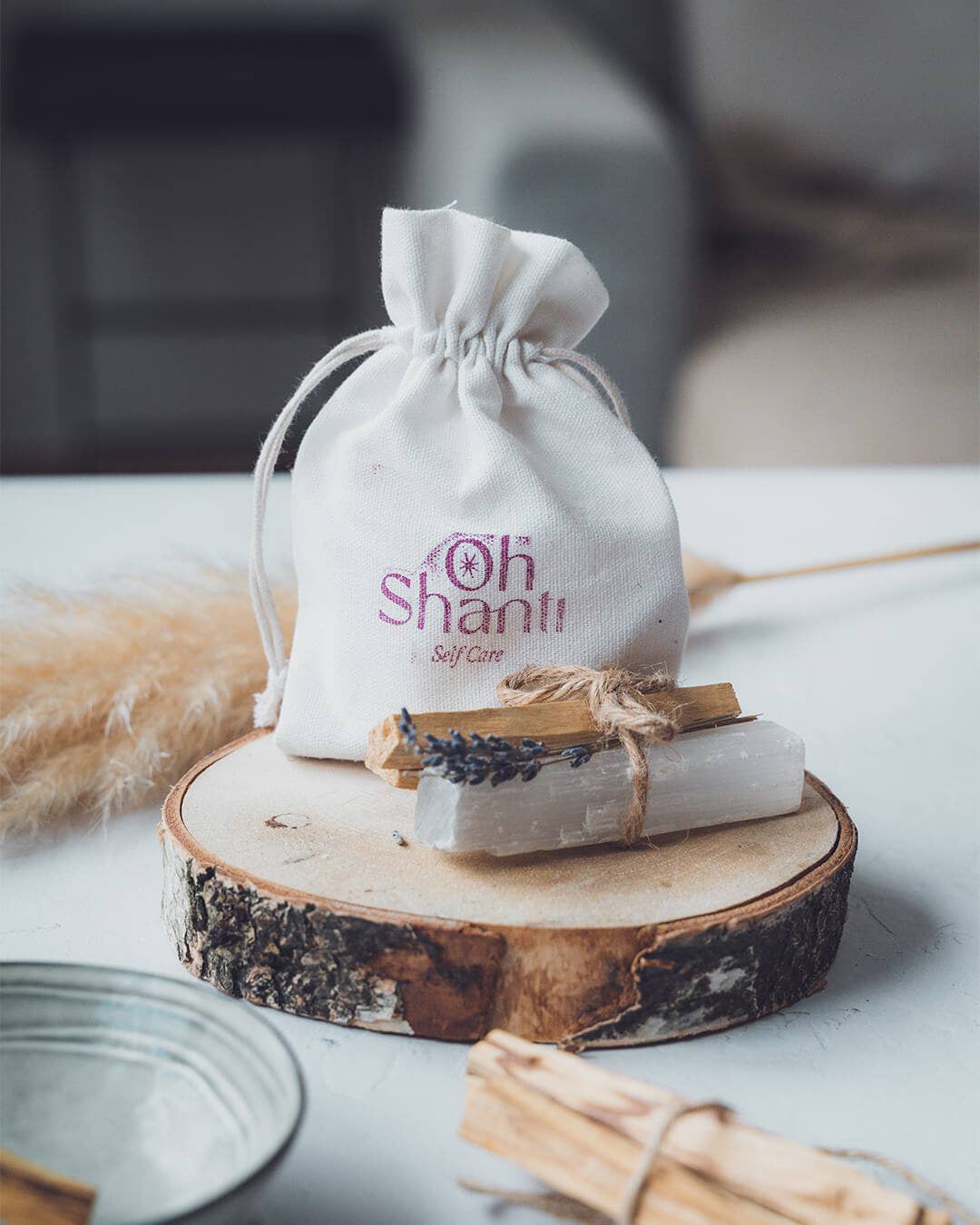 Oh Shanti - Wholesale Sage Bundle - Palo Santo & Selenite cleaning kit4