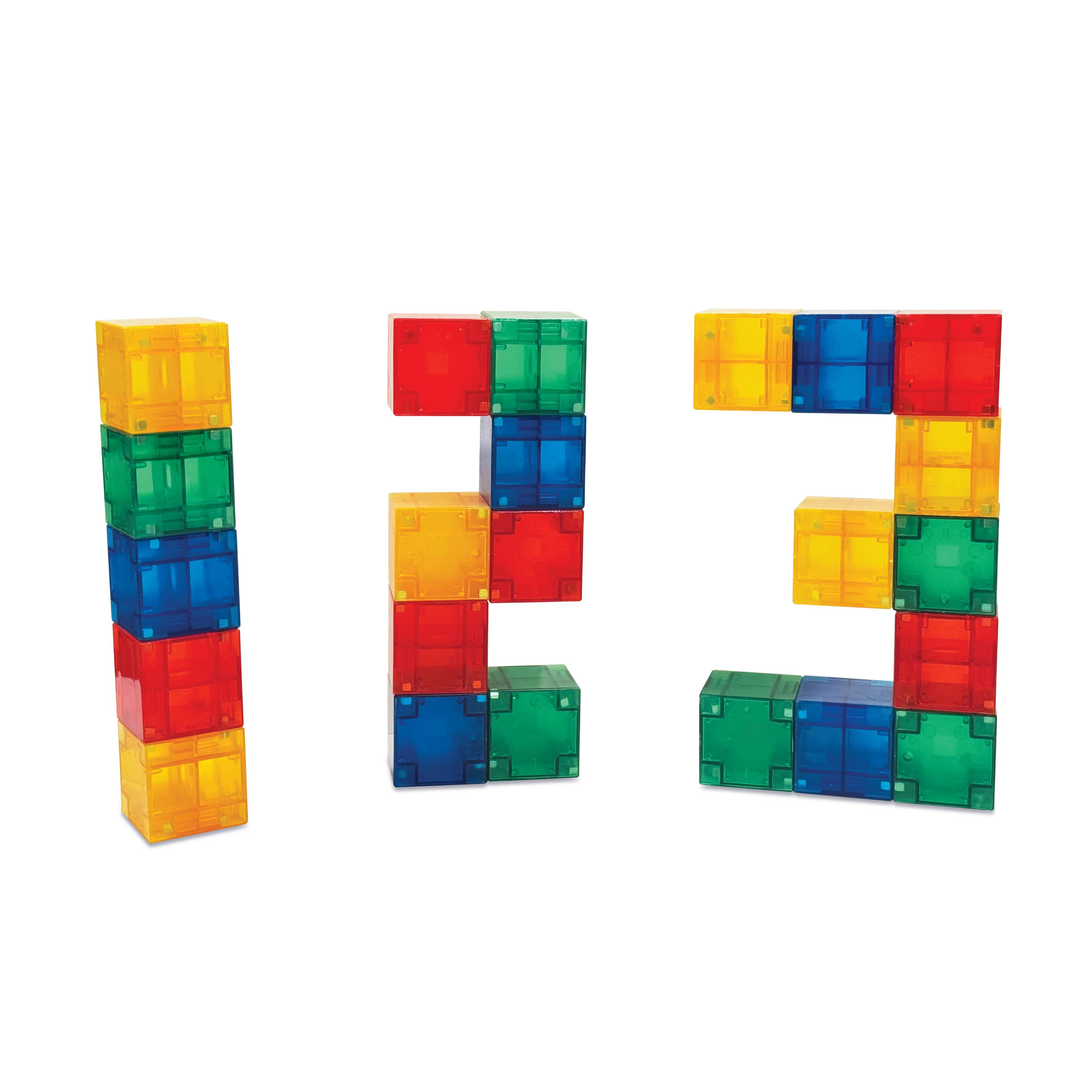 CreateOn - Wholesale Building Set - Kids - Crayola Bold PIP Magnetic Cubes 24pc1