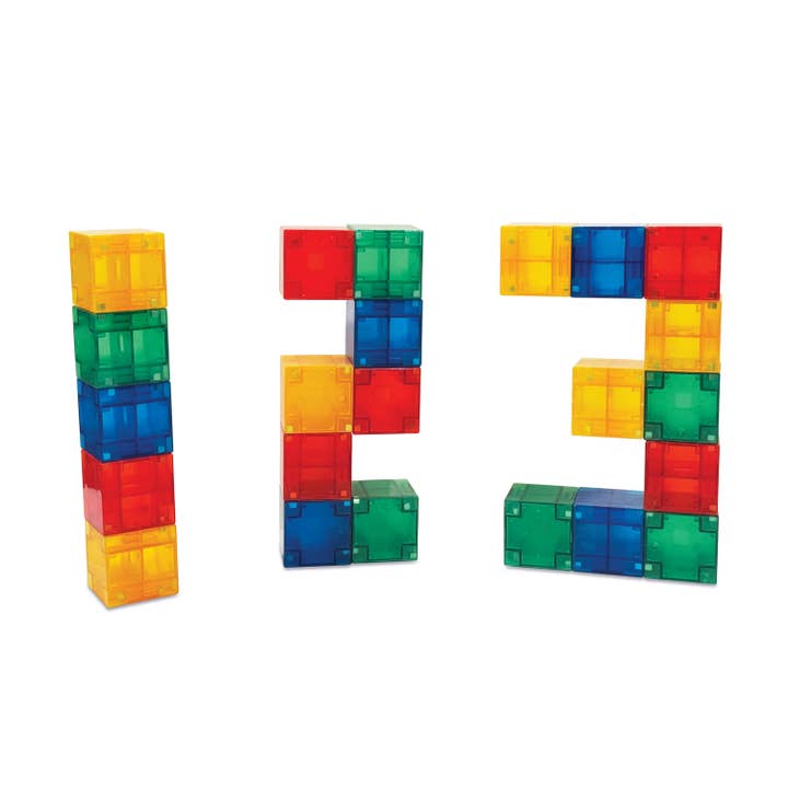 CreateOn - Wholesale Building Set - Kids - Crayola Bold PIP Magnetic Cubes 24pc1