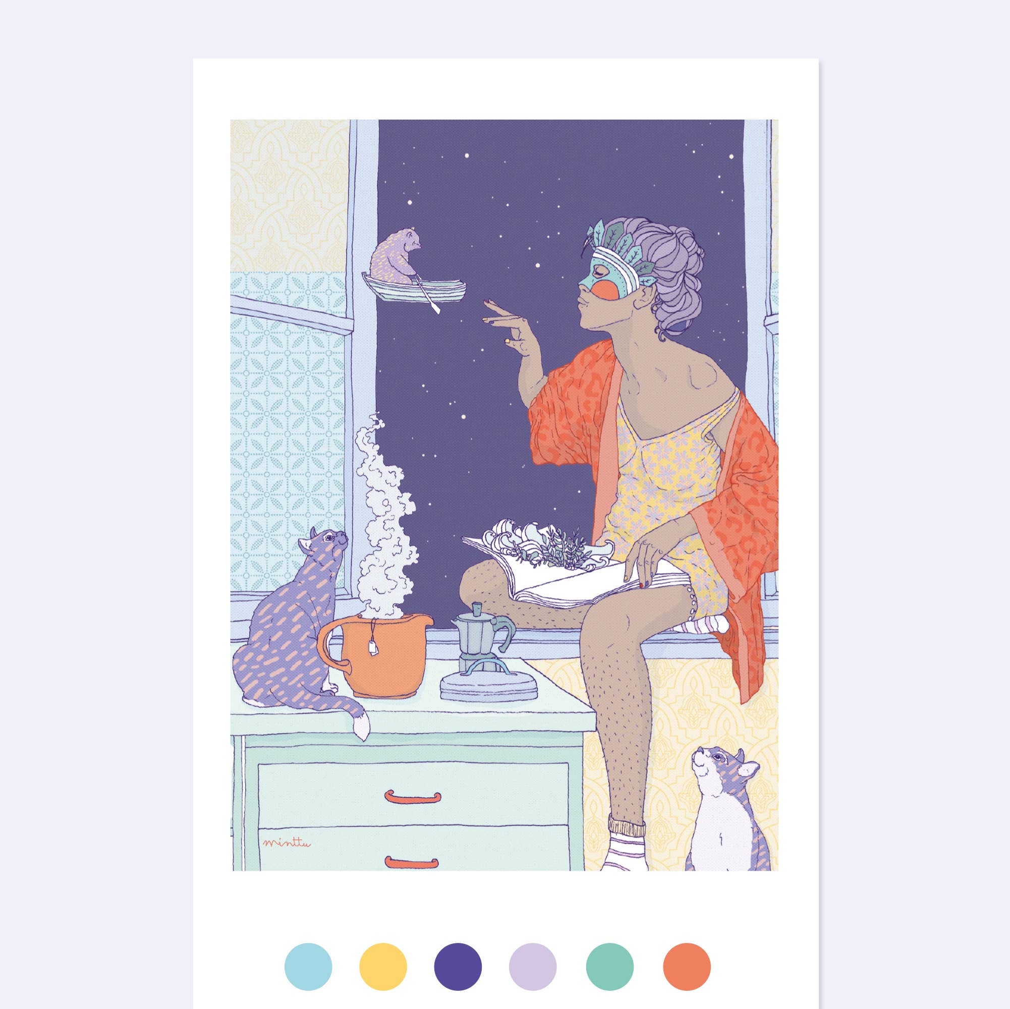 minttu illustrations - Wholesale Calendar - Birthday calendar "happy happy"7