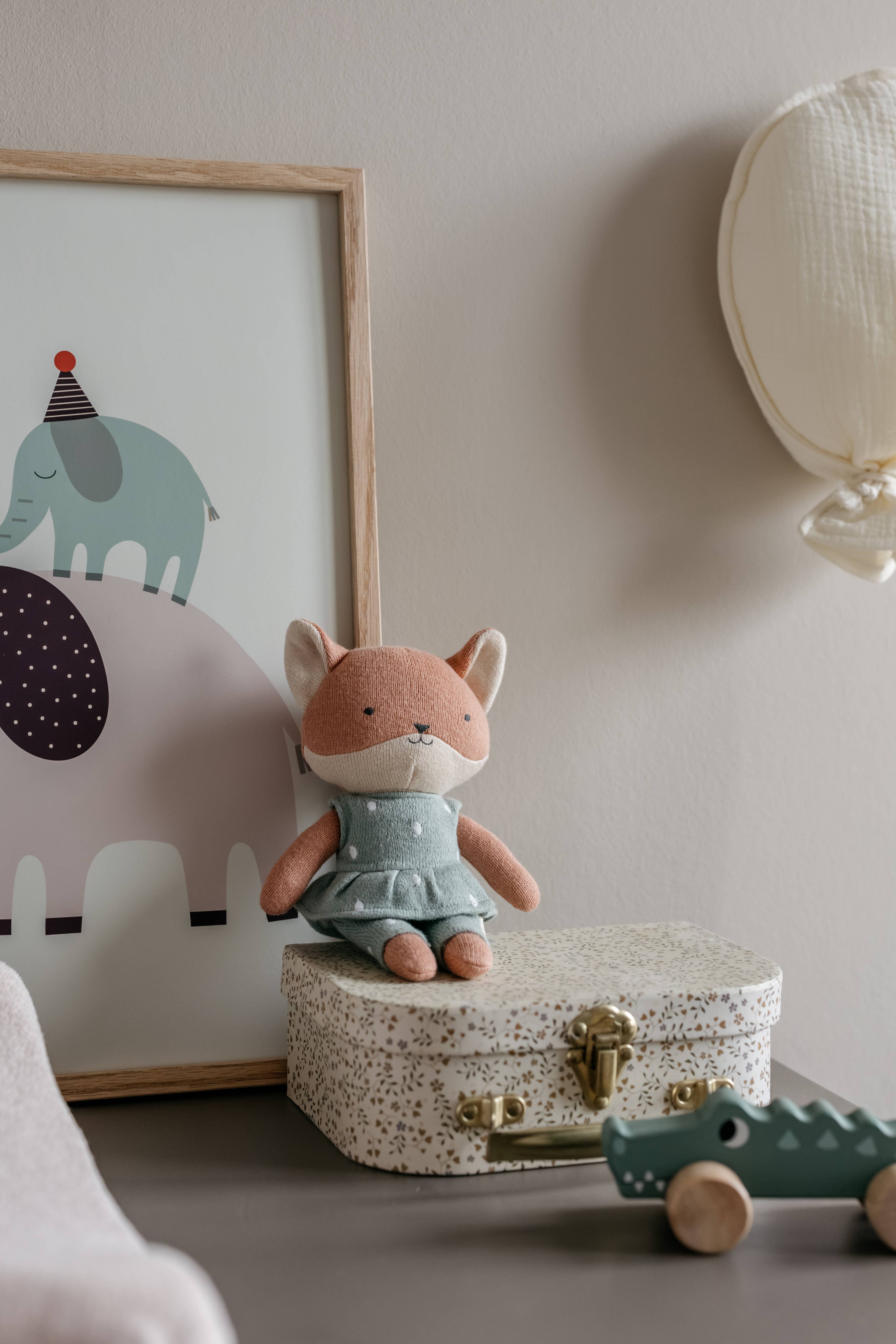 Little Otja - Wholesale Stuffed/plush toy – Kids & baby - Knitted Fox Stuffed Animal – Soft Plush Baby Shower Gift1