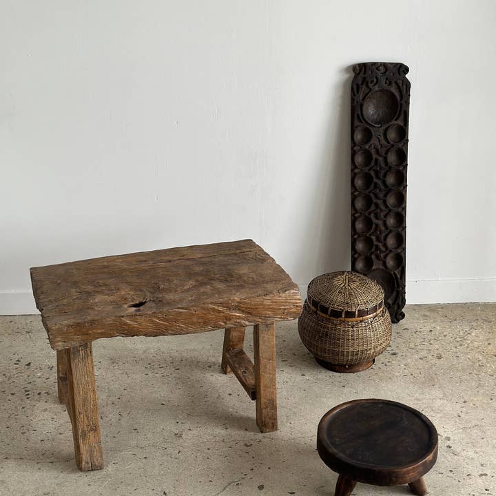 Office Objets - Wholesale Stool - Solid Asian teak stool or side table67
