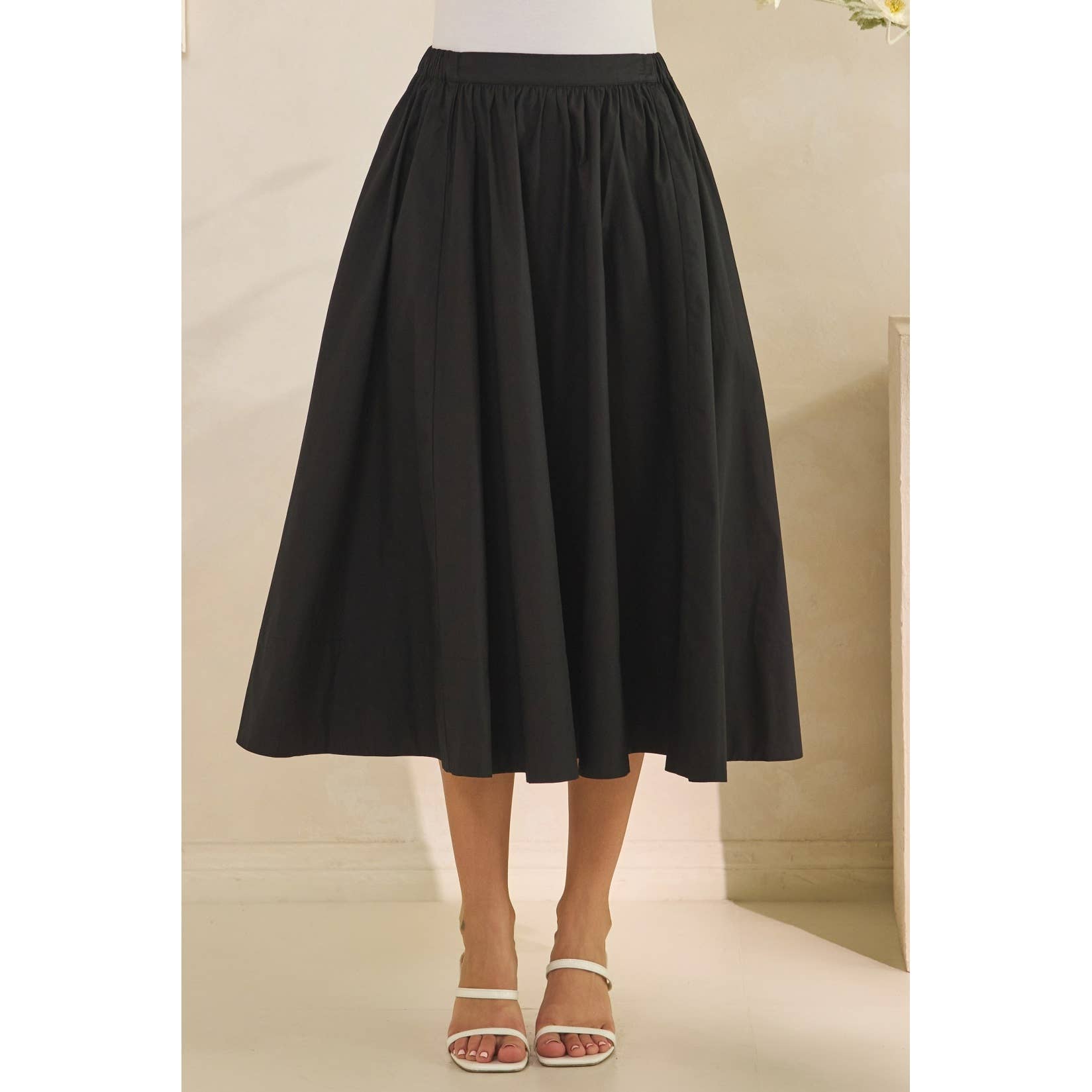 Veveret - Wholesale Skirt - Women's - Midi Pull on Skirt13