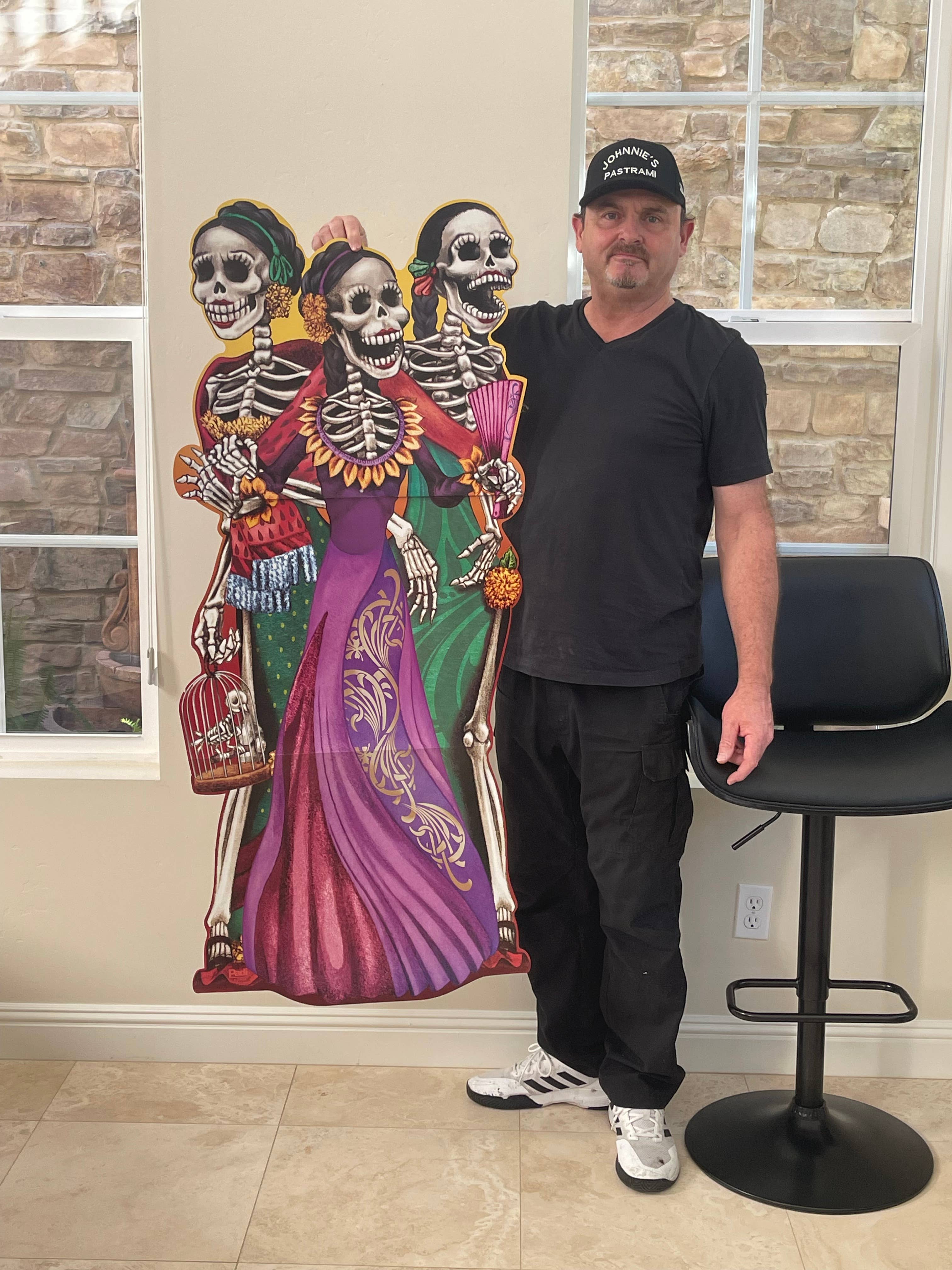 Fiesta Color - Wholesale Wall Decor - Kids & Baby - Giant Catrinas DAY OF THE DEAD !