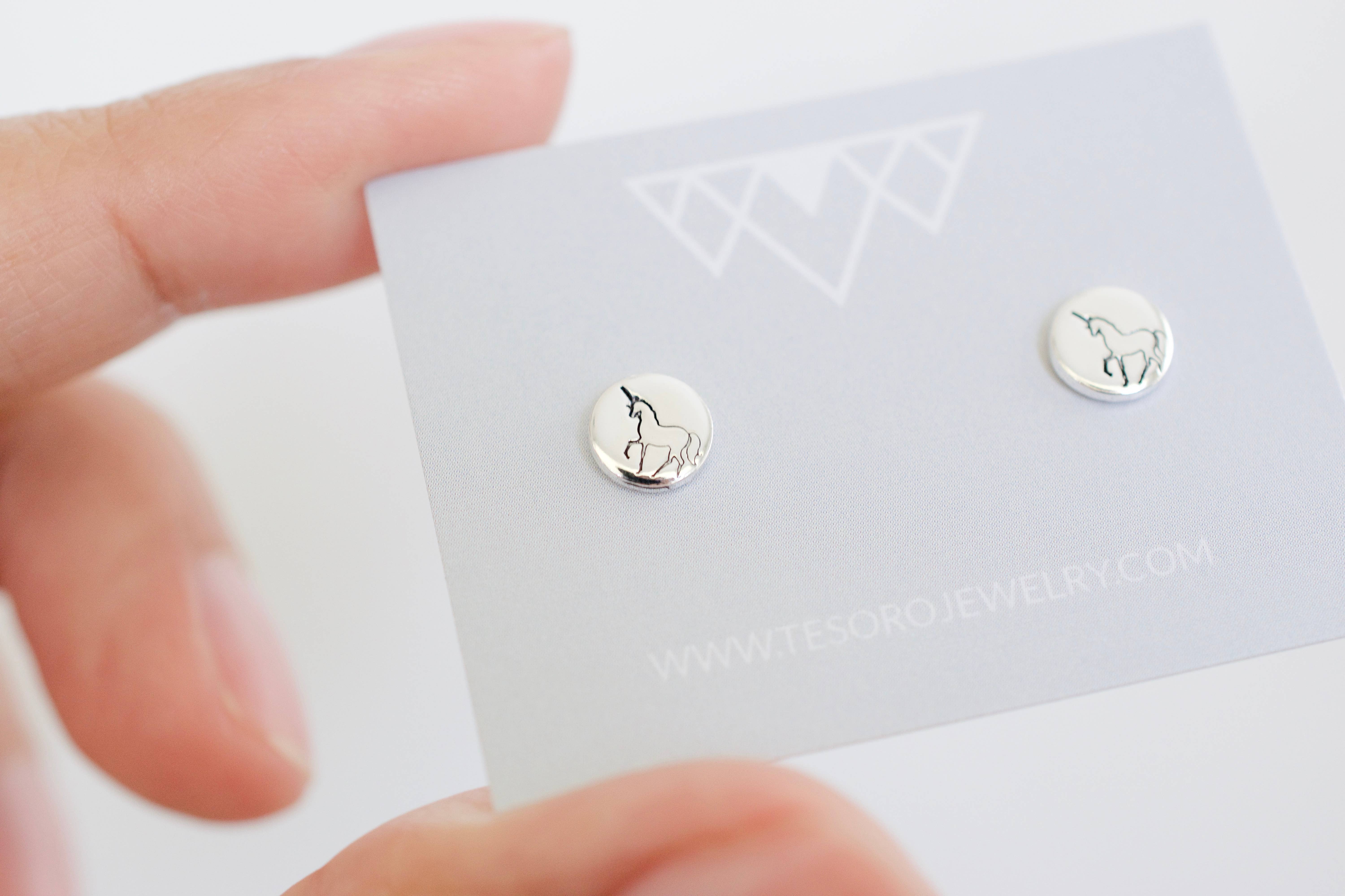 Tesoro Jewelry - Wholesale Stud/Post Earrings - Unicorn Earrings0