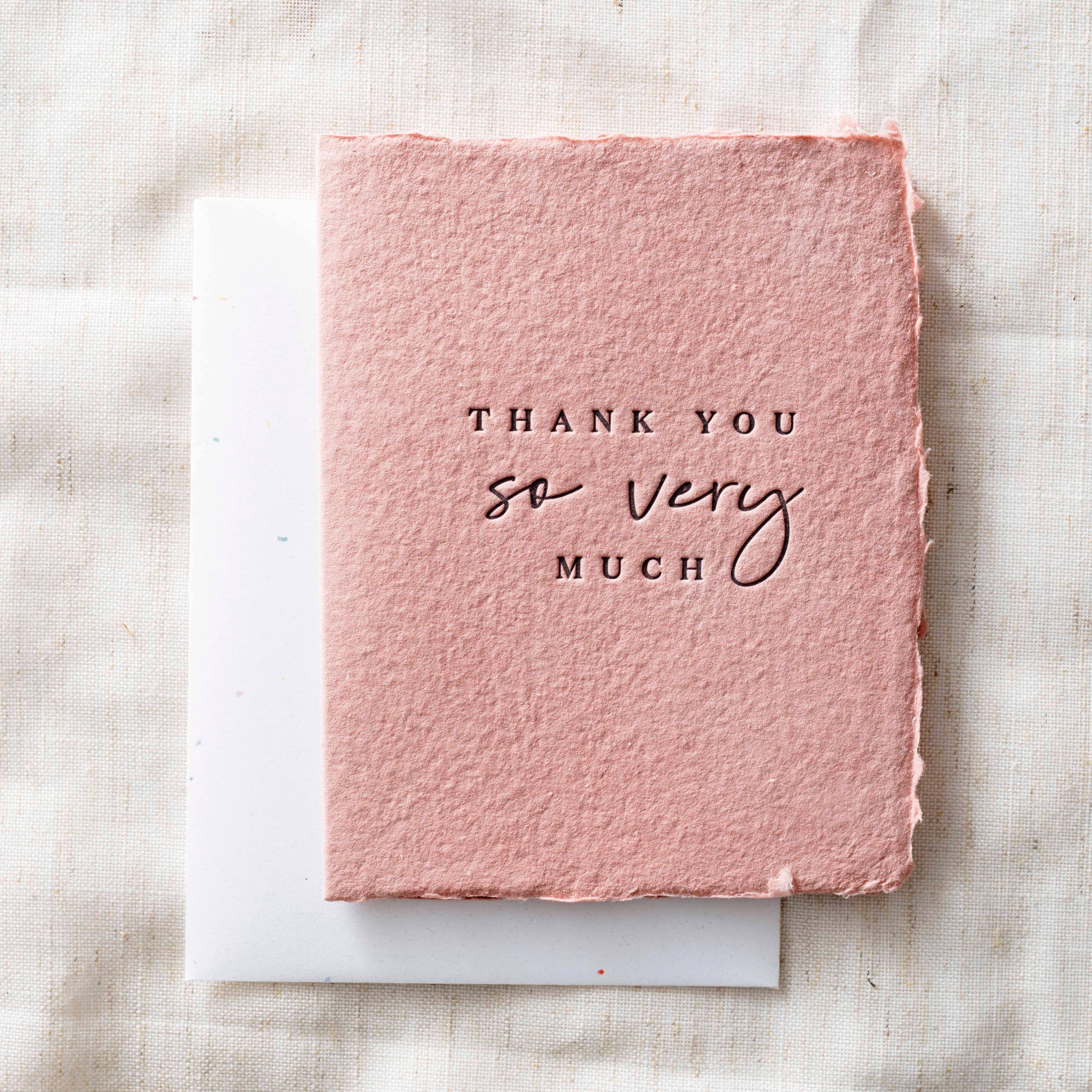 Paper Baristas – wholesale Thank you card – Thank You So Very Much | Gratitude Greeting Card