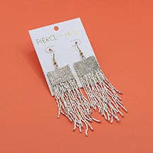 Pierce + Hide - Wholesale Tassel Earrings - Custom Beaded Square Fringe Earrings | Fringe Dangle4