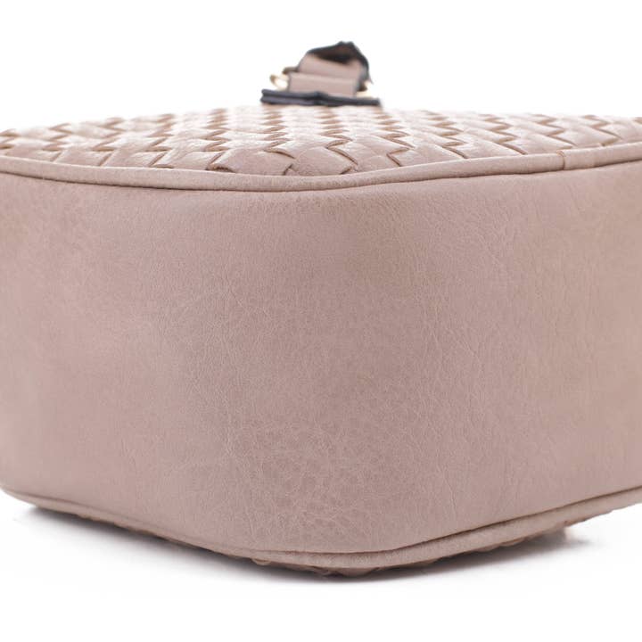Isabelle Handbags - Wholesale Crossbody Bag - Women's - FC20364 Basket Weave Woven Diamond Crossbody Clutch Handbag
