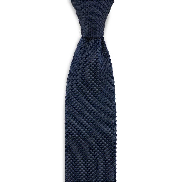 Sir Redman Knitted Tie - Dark Blue for wholesale by Sir Redman